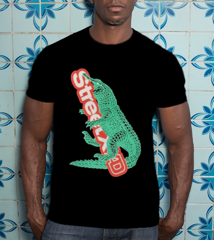 StreetxAD Basilik Gator Vintage Crocodile T-Shirt