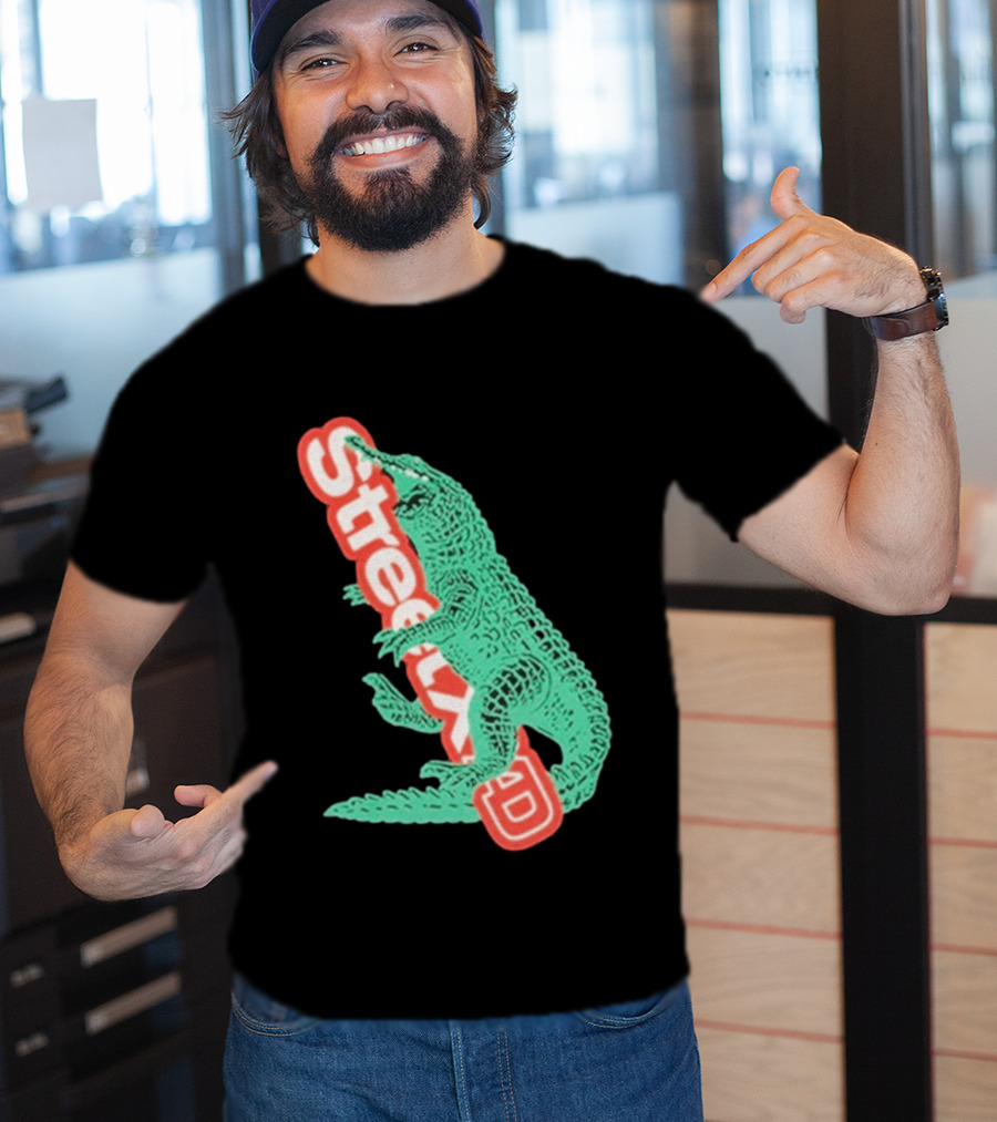 StreetxAD Basilik Gator Vintage Crocodile T-Shirt