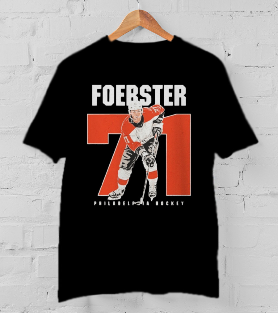 Tyson Foerster 71 Philadelphia Hockey Flyers T-Shirt