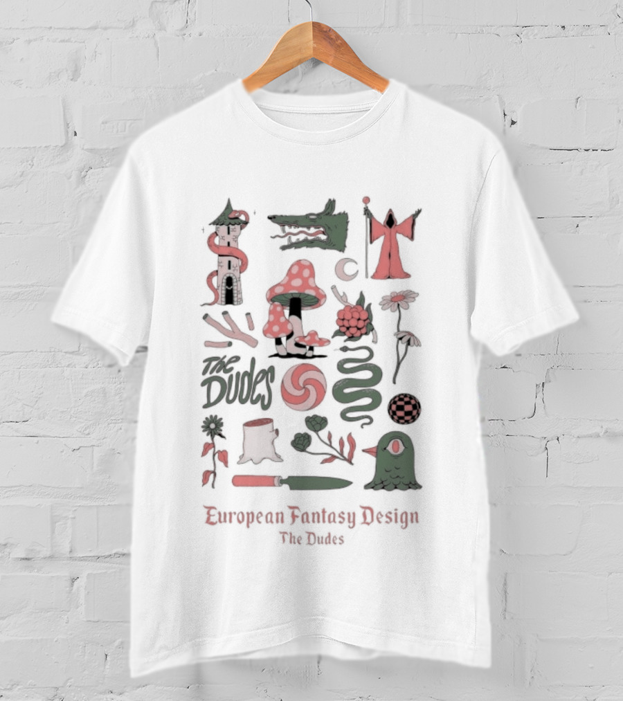 Astrofat Fantasy The Dudes European Imagery Collection T-Shirt