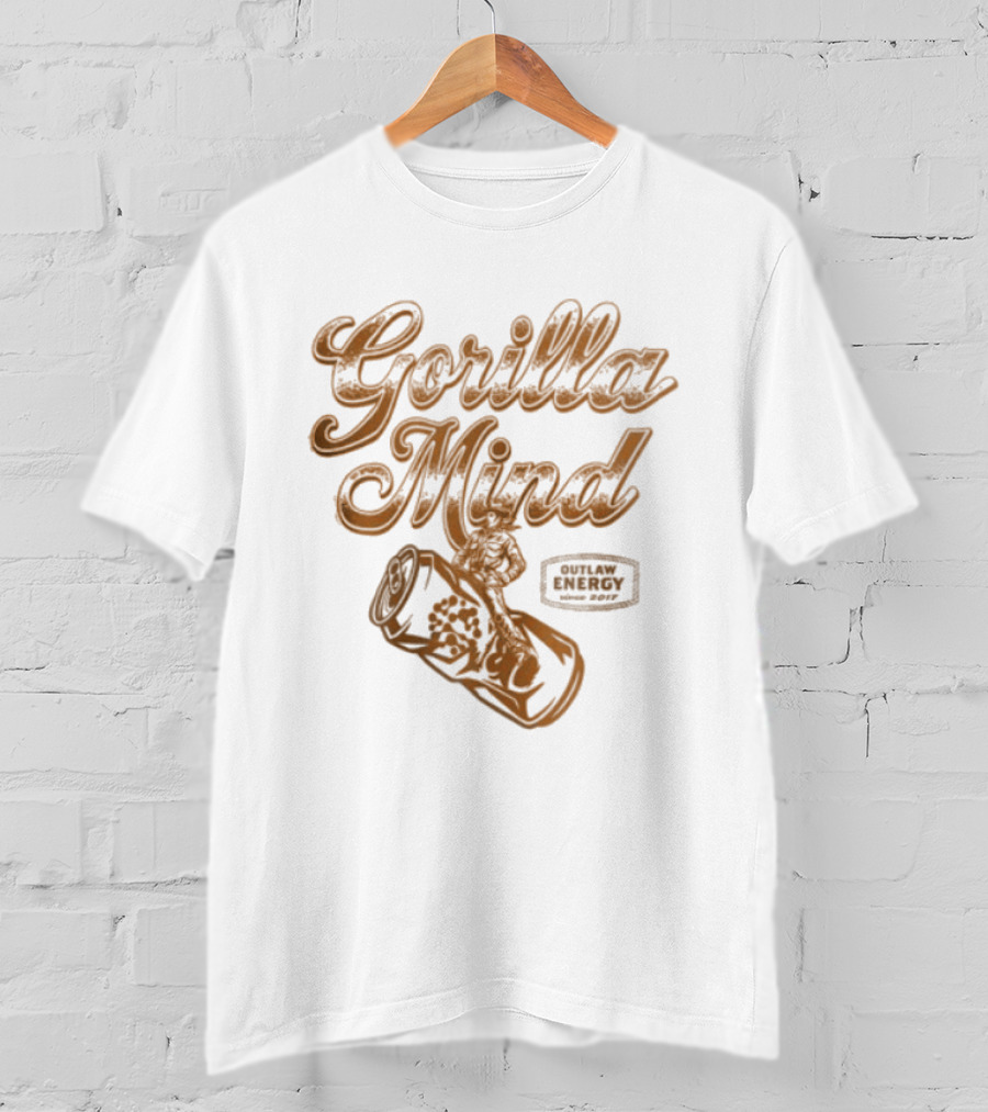 Gorilla Mind Outlaw Energy Since 2017 Can T-Shirt