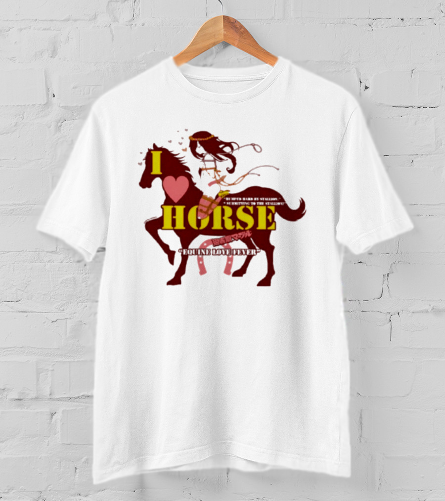 I Love Horse Equine Heart Fever T-Shirt
