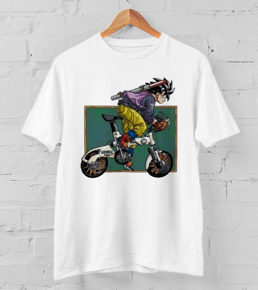 Dragon Ball Z Goku Limited Edition Cycling 34 Capsule Corp T-Shirt