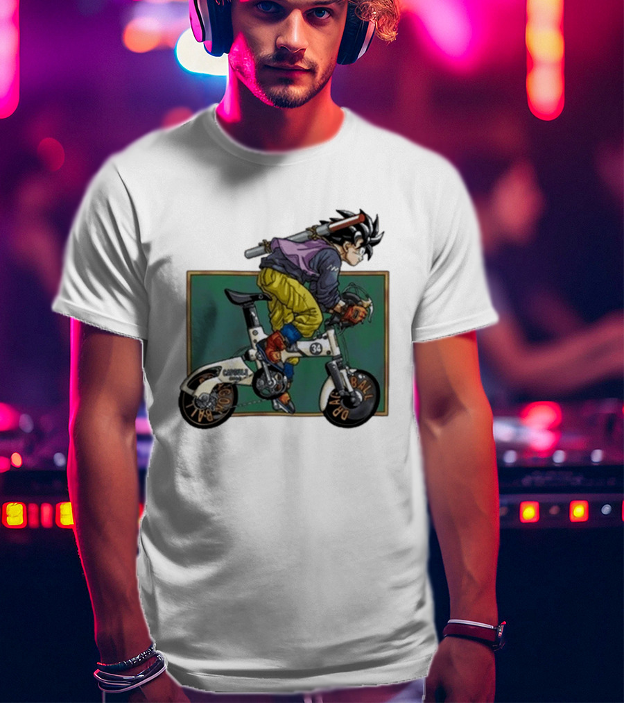 Dragon Ball Z Goku Limited Edition Cycling 34 Capsule Corp T-Shirt