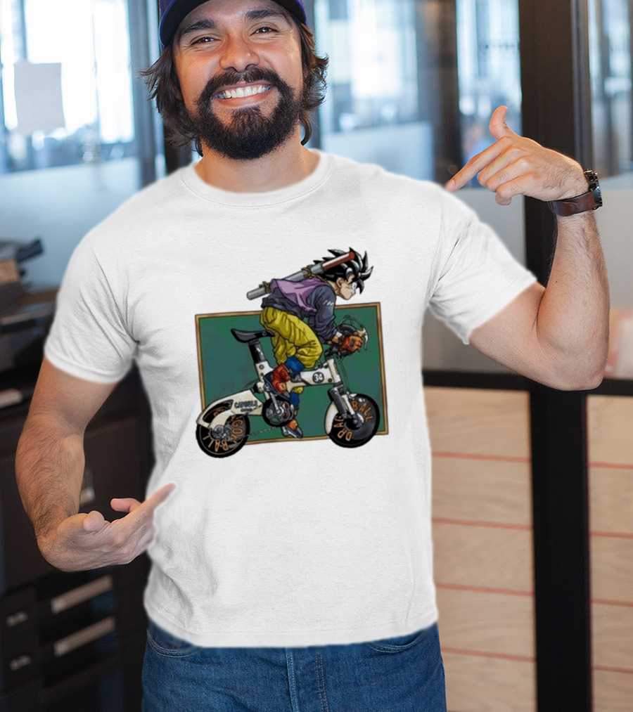 Dragon Ball Z Goku Limited Edition Cycling 34 Capsule Corp T-Shirt