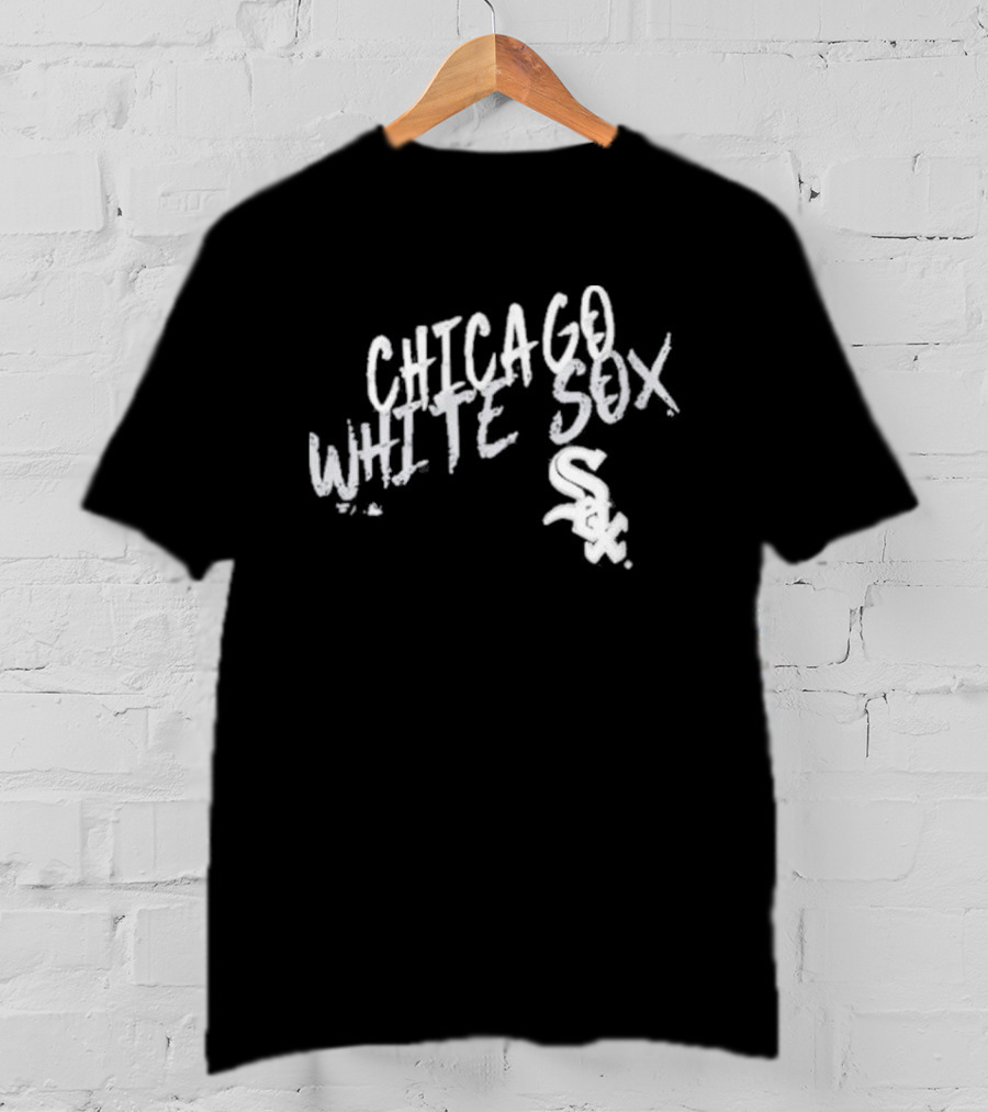 Chicago White Sox White Sox Hustle Script Style Team Spirit T-Shirt