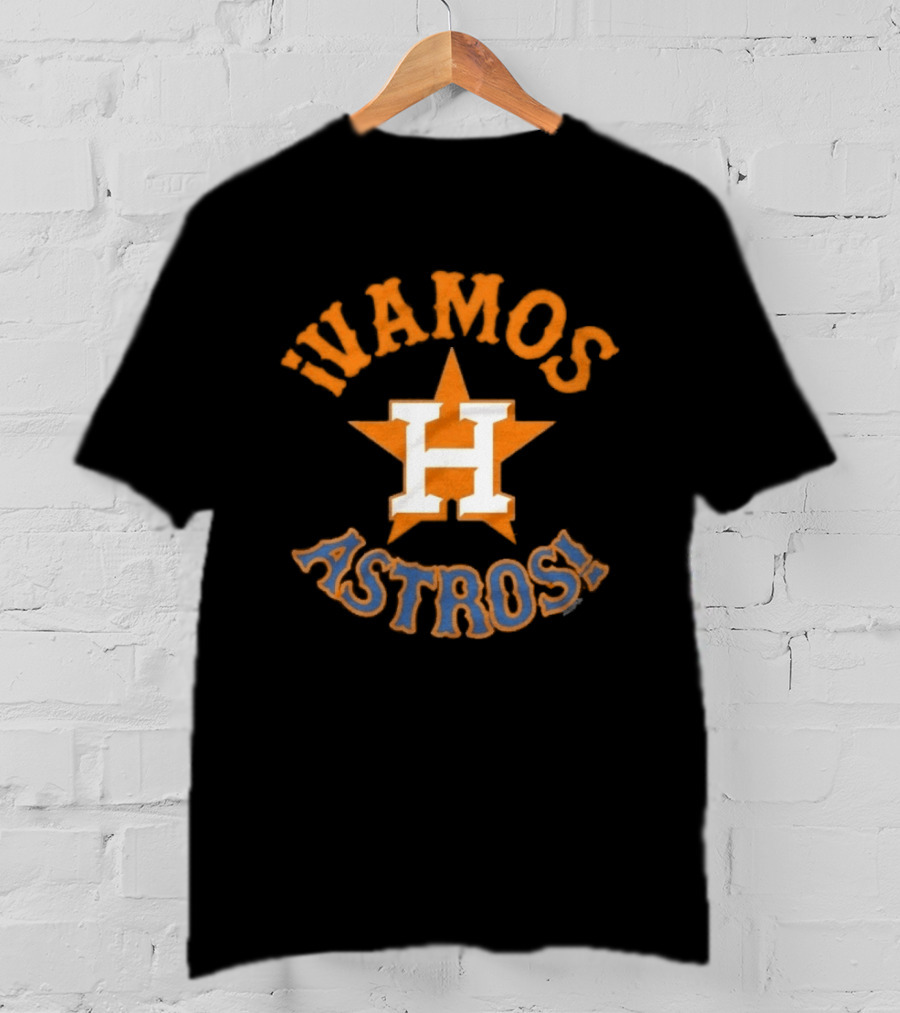 Houston Astros Vamos Astros MLB Star Logo Team Spirit T-Shirt