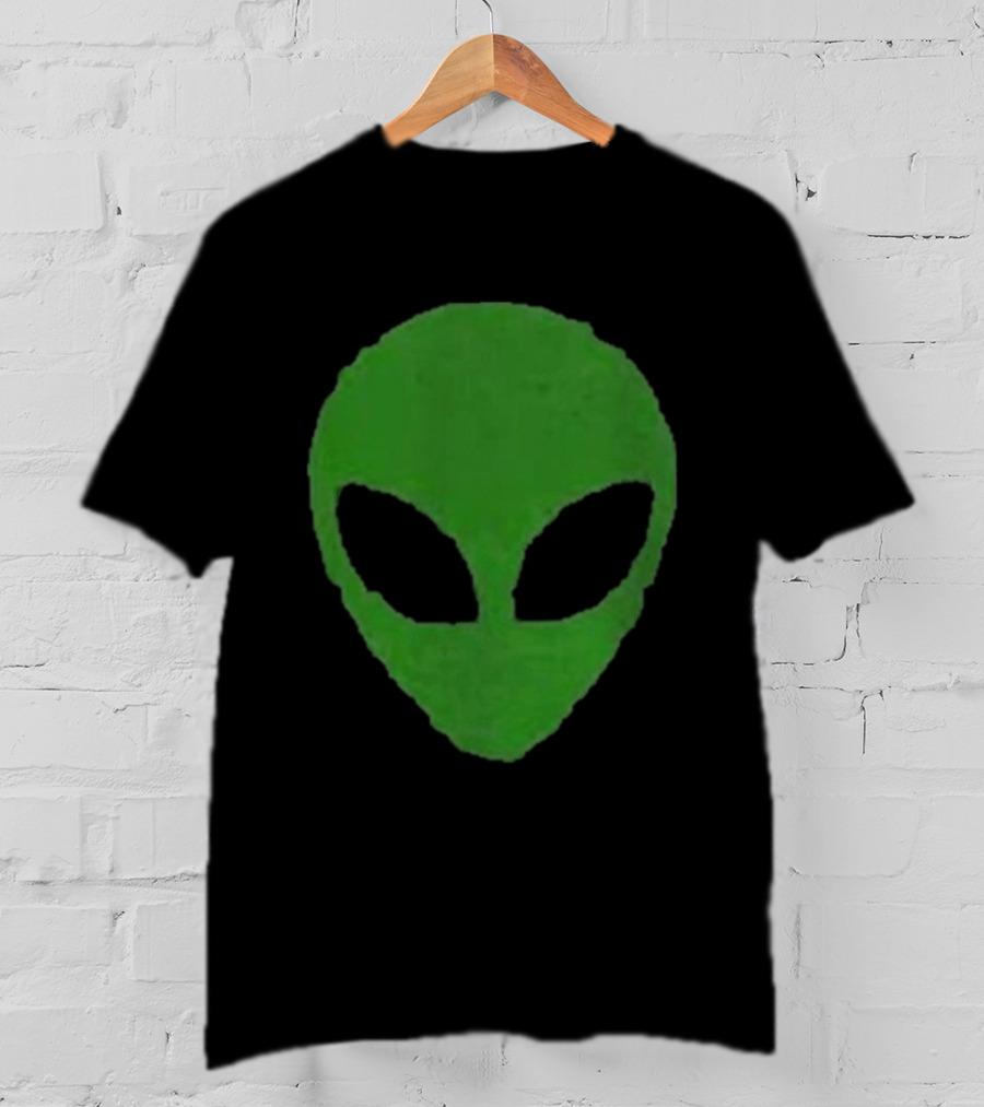 Margo Millet Alien Green Face Money Troubles T-Shirt