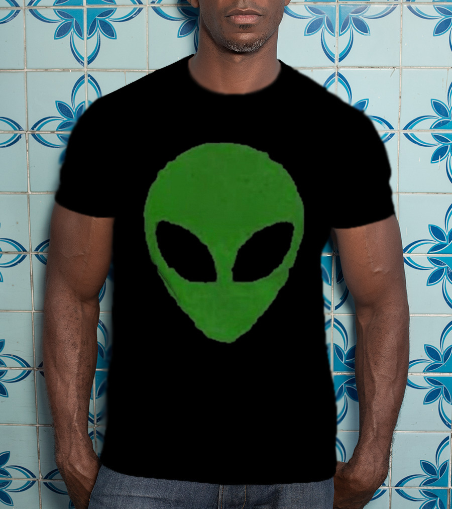 Margo Millet Alien Green Face Money Troubles T-Shirt