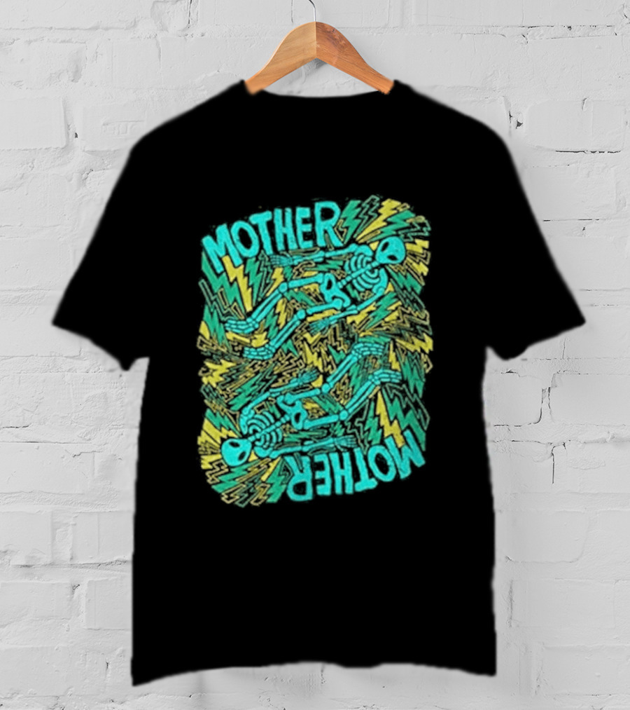 Mother Mother Grief Chapter Au Tour Lightning Figures And Neon T-Shirt