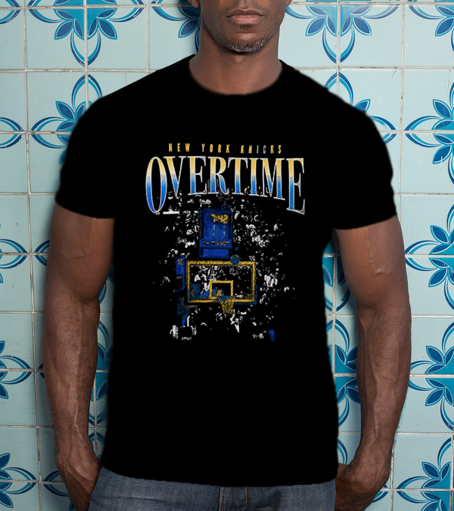 New York Knicks Overtime Basketball Court T-Shirt