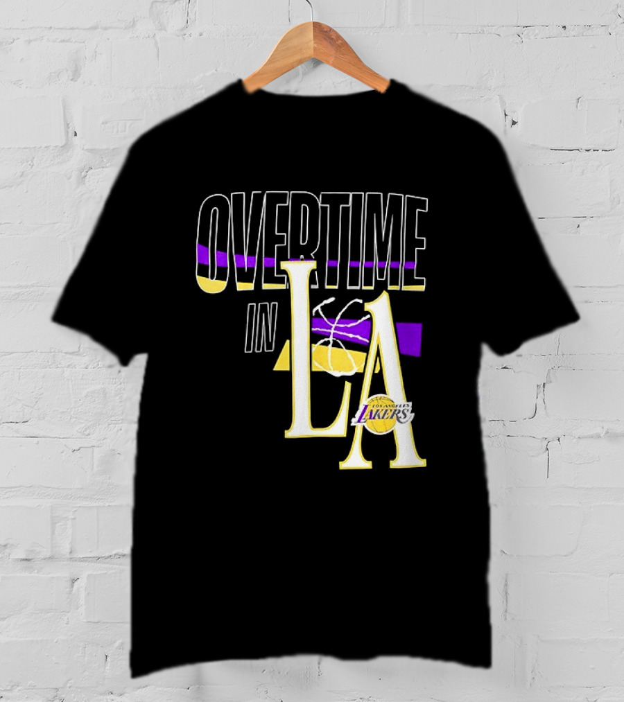 Overtime In LA Lakers Basketball T-Shirt