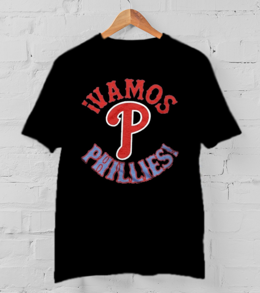 Philadelphia Phillies MLB Vamos Phillies Enthusiastic Team Spirit T-Shirt