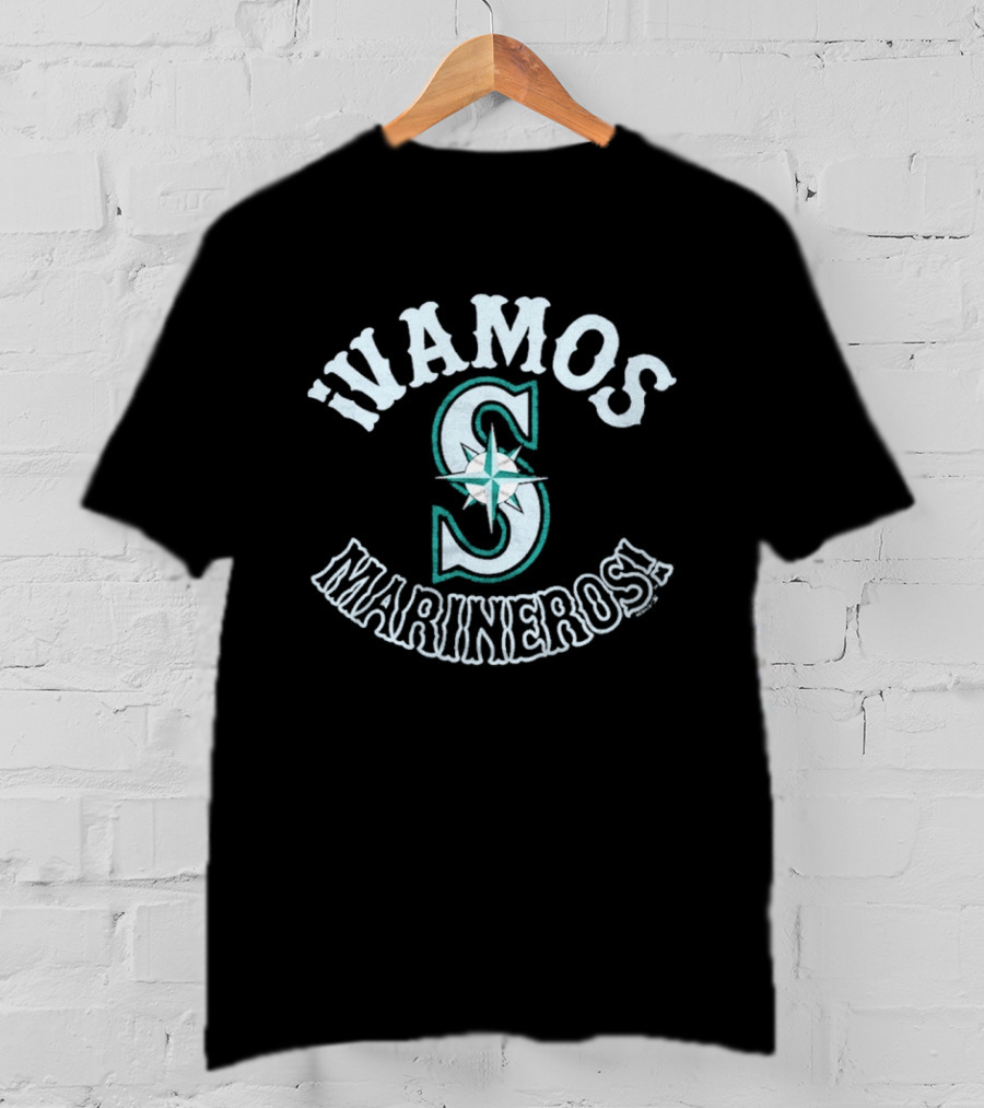¡Vamos Marineros! Seattle Mariners MLB Enthusiasts Gear T-Shirt