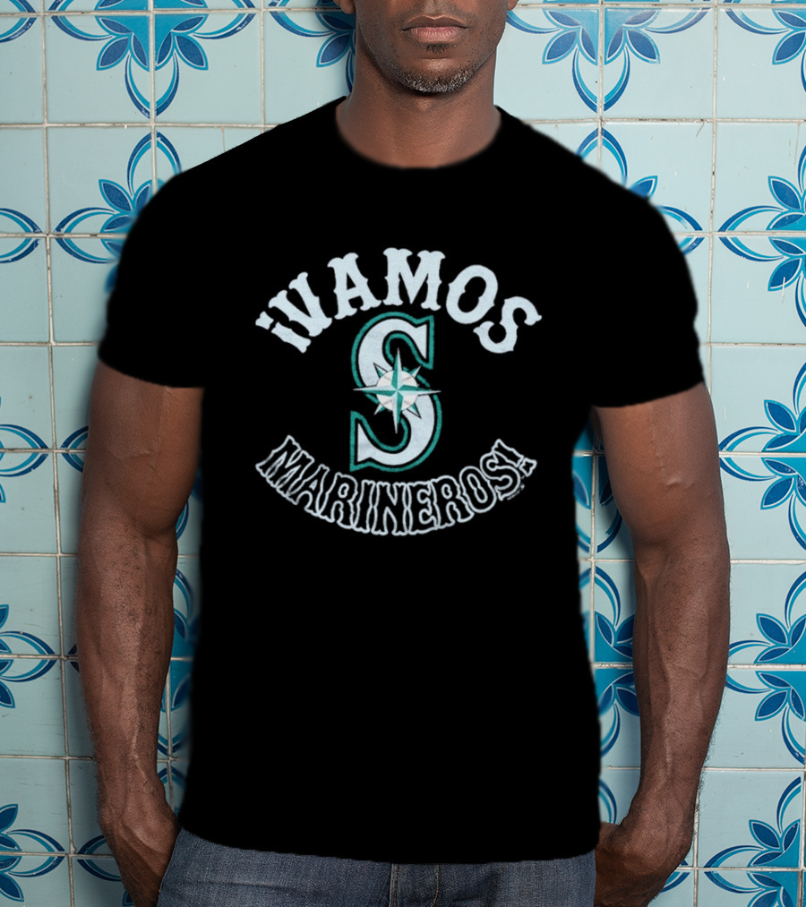 ¡Vamos Marineros! Seattle Mariners MLB Enthusiasts Gear T-Shirt