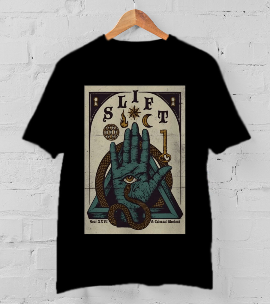 Slift Year XXVI A Colossal Weekend Key T-Shirt