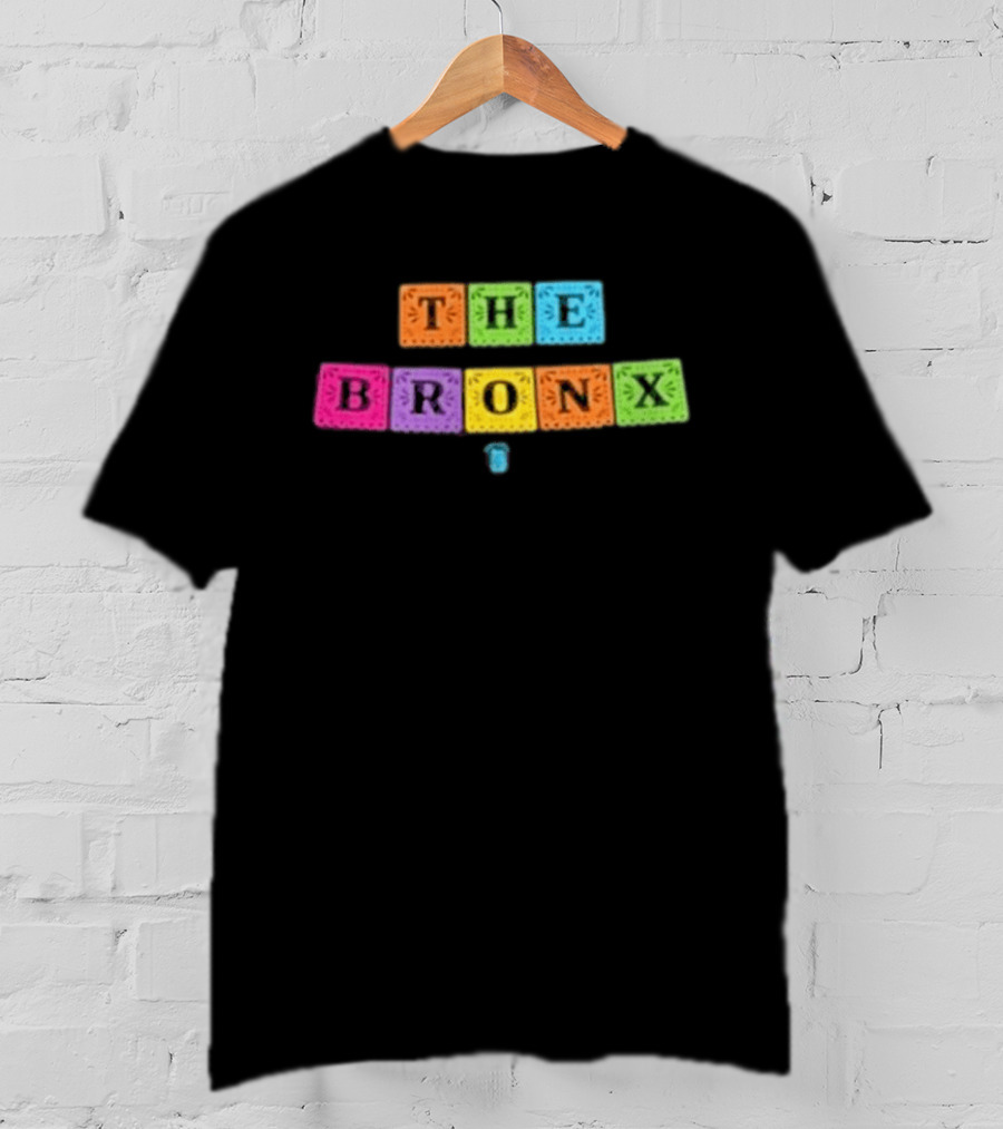 The Bronx Cinco De Mayo Exclusive Enzyme Colorful Block Letters T-Shirt