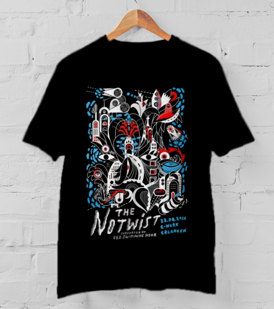 The Notwist April 28 2026 Erlangen Germany Blossoms And Architecture T-Shirt