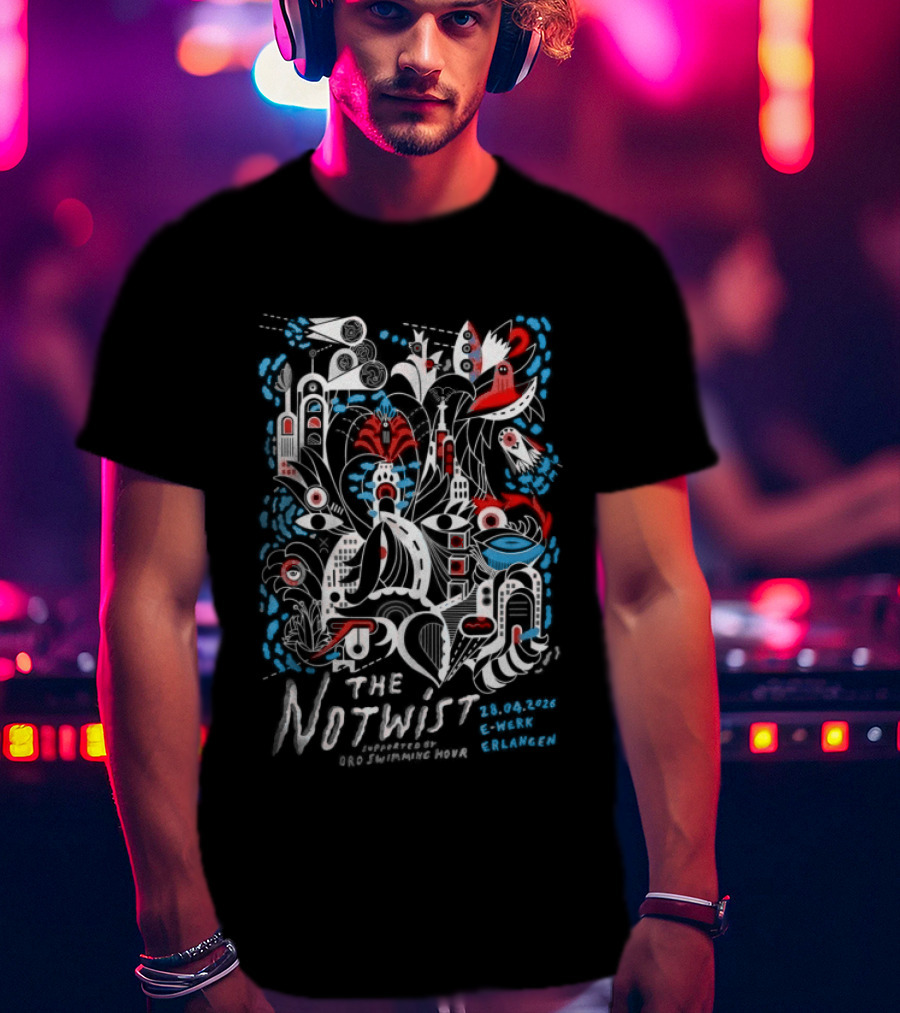 The Notwist April 28 2026 Erlangen Germany Blossoms And Architecture T-Shirt