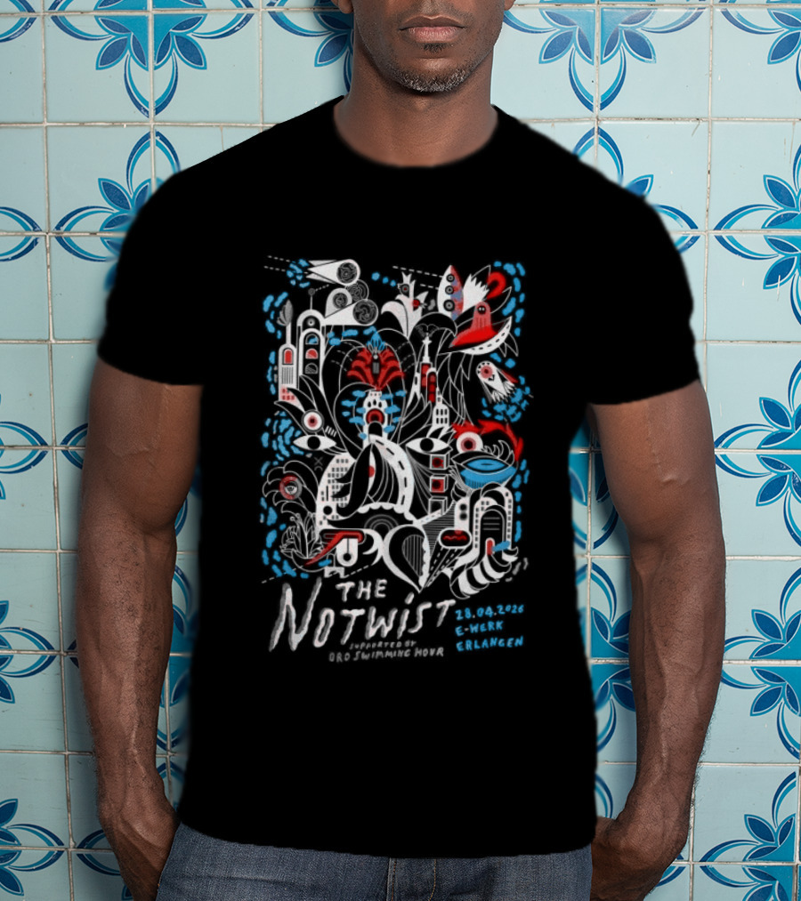 The Notwist April 28 2026 Erlangen Germany Blossoms And Architecture T-Shirt