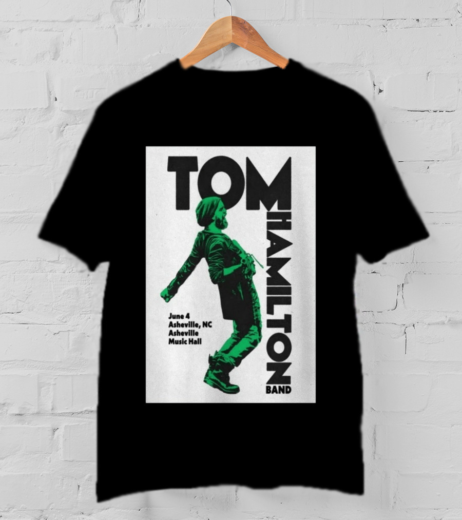 Tom Hamilton Band Asheville NC June 4 Asheville Music Hall T-Shirt