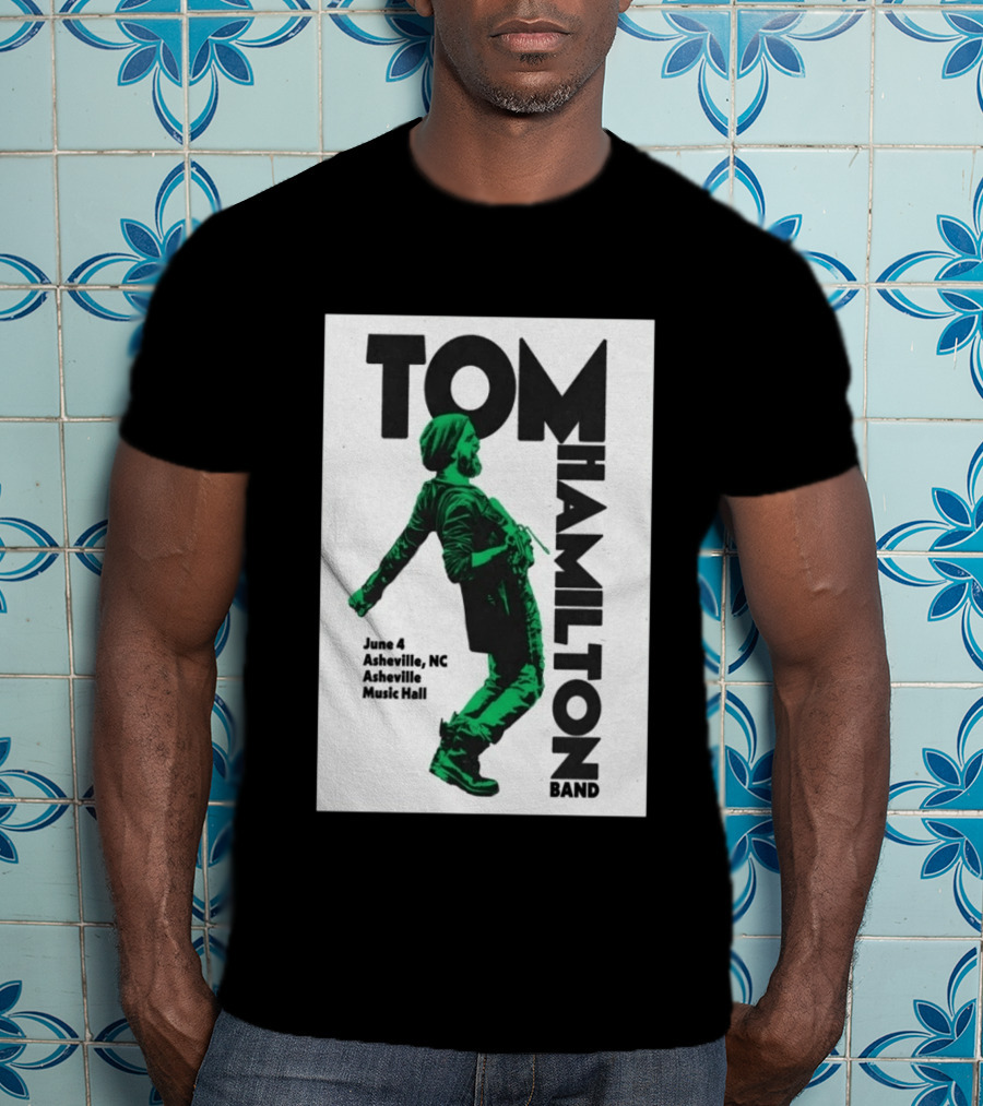 Tom Hamilton Band Asheville NC June 4 Asheville Music Hall T-Shirt