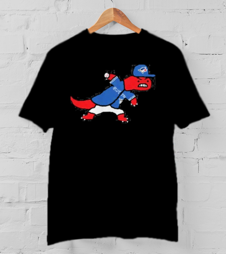 Toronto Blue Jays Raptors Collaboration Paint Style Sports Fan T-Shirt