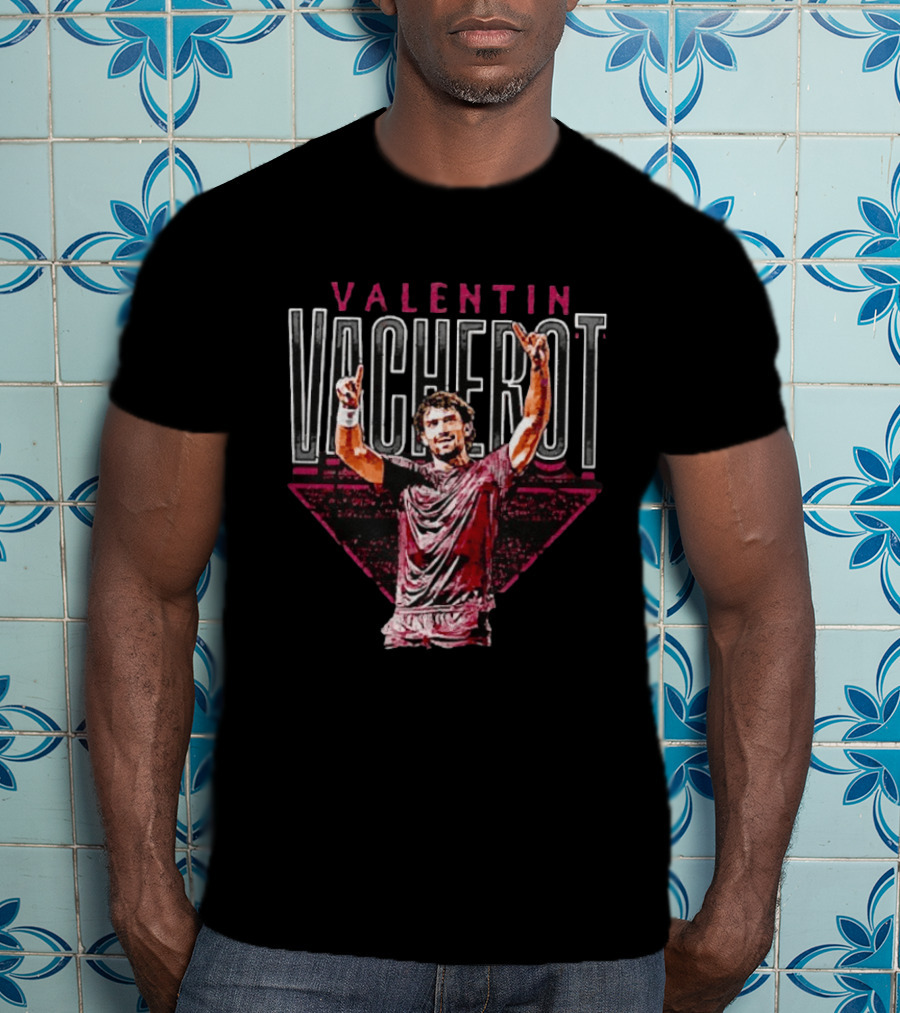 Valentin Vacherot Tennis Player Celebration T-Shirt