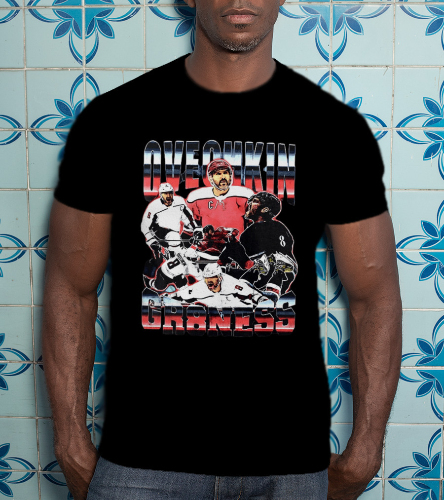 Ovechkin Greatness Washington Capitals Hockey C Captain Number 8 T-Shirt