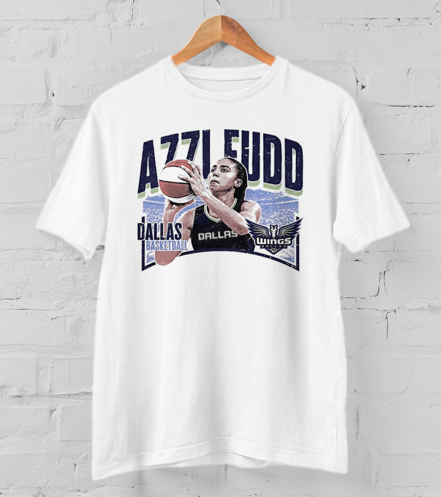 Azzi Fudd Dallas Wings Basketball WNBA T-Shirt