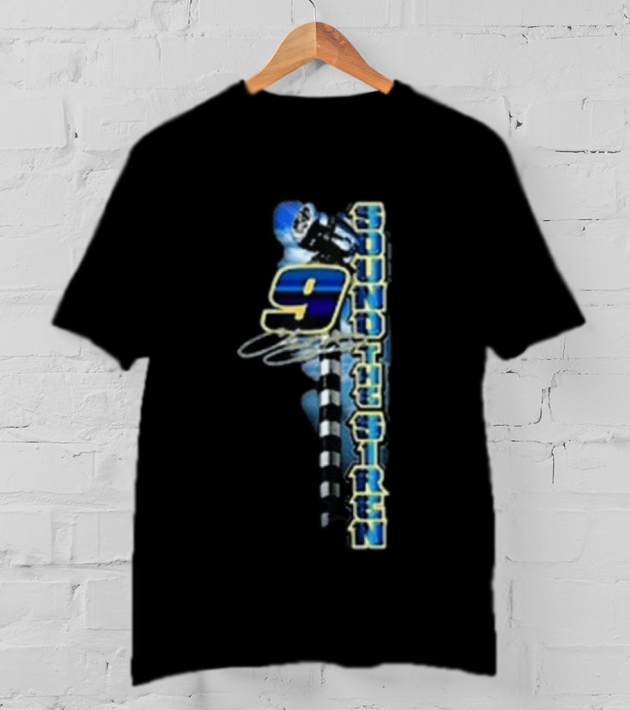 Chase Elliott 9 Sound The Siren Racing Helmet Checkered Flag T-Shirt