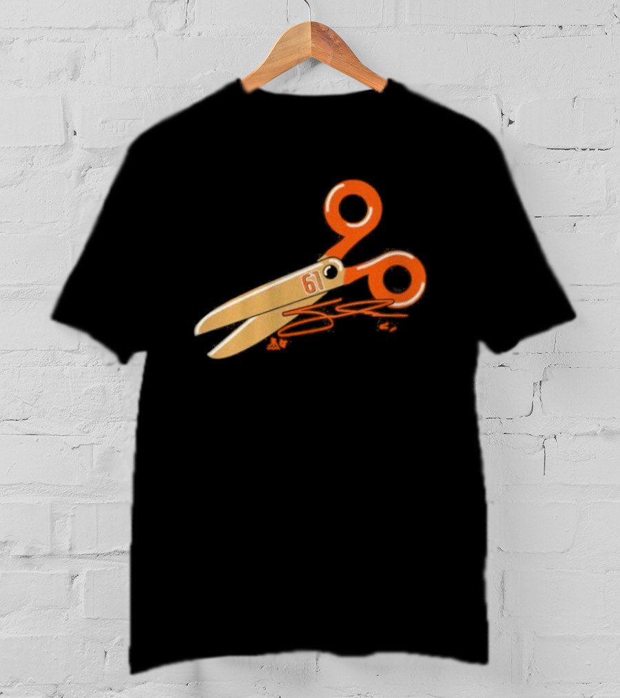 Cutter Gauthier Scissors 61 Orange T-Shirt
