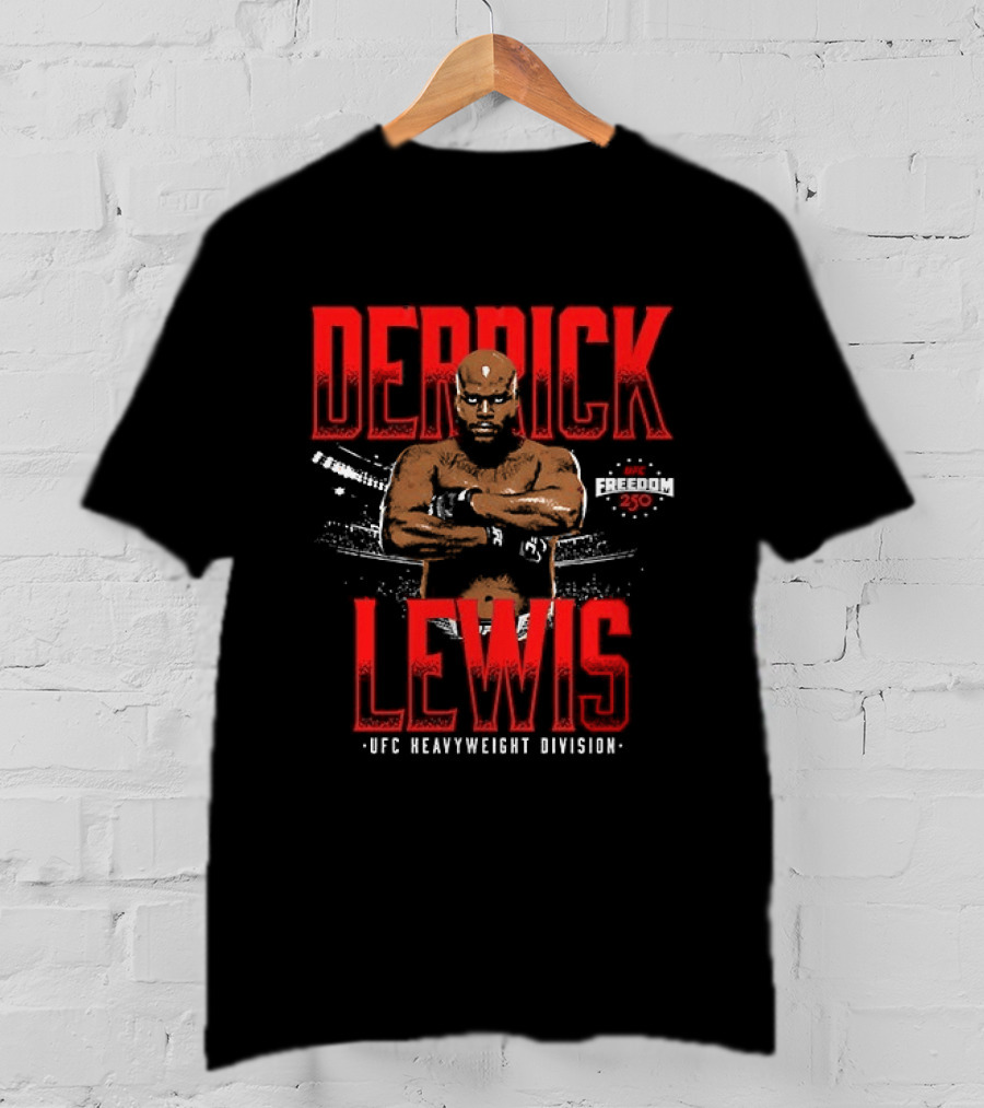 Derrick Lewis UFC Heavyweight Division Freedom 250 T-Shirt