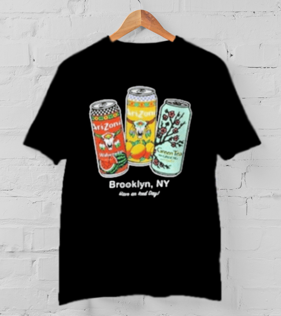 Drinkarizona Black Big Cans In Bin T-Shirt