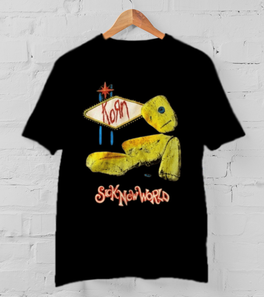 Korn Sick New World 2026 Las Vegas Voodoo Doll April 25 Event T-Shirt