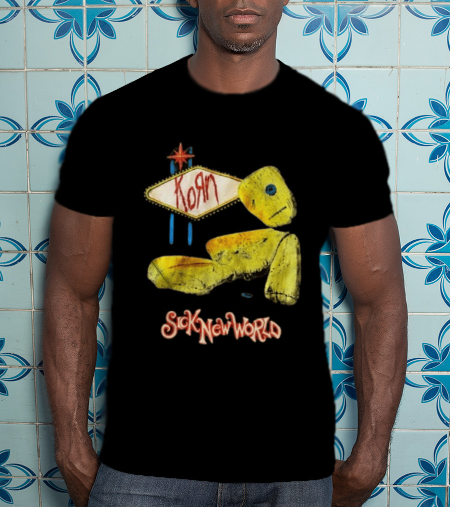 Korn Sick New World 2026 Las Vegas Voodoo Doll April 25 Event T-Shirt