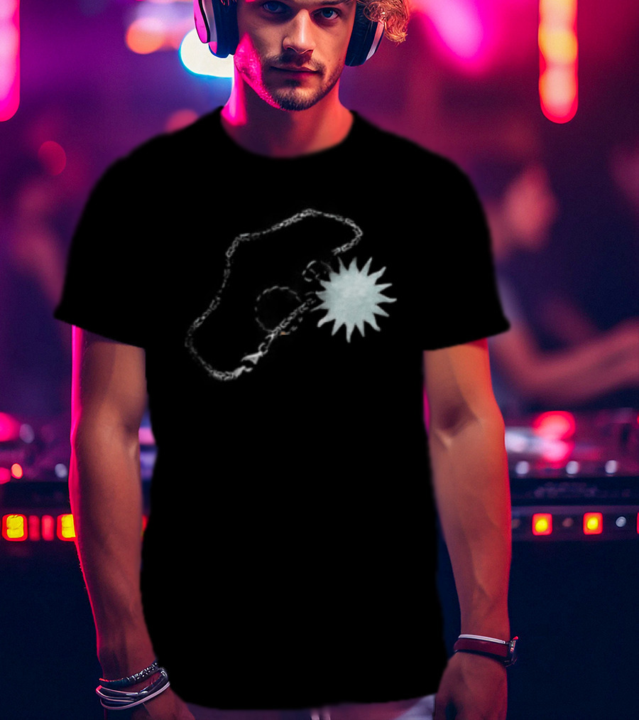 Loathe Necklace Smoke Spiral And Starburst T-Shirt