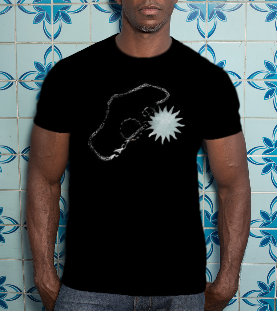 Loathe Necklace Smoke Spiral And Starburst T-Shirt