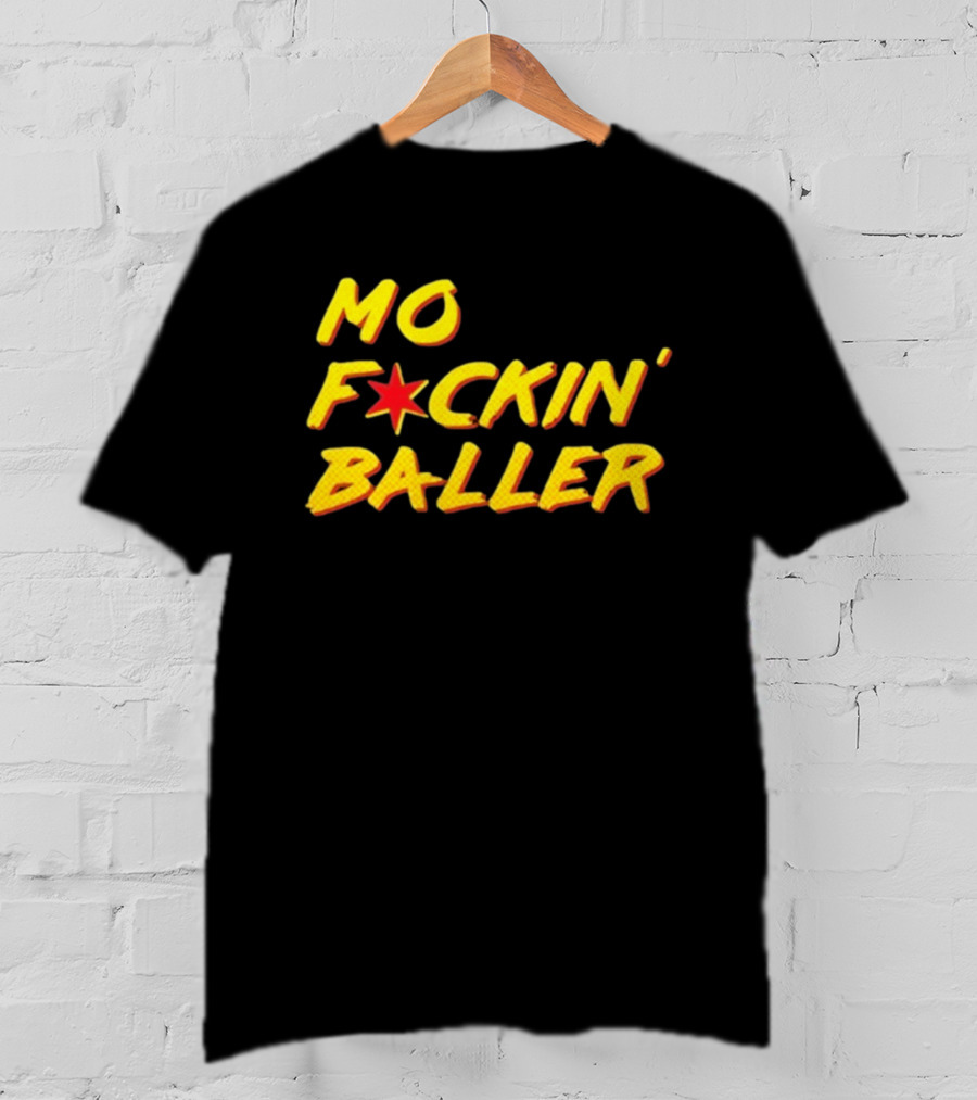 Mo F Ckin' Baller Star Red Yellow T-Shirt