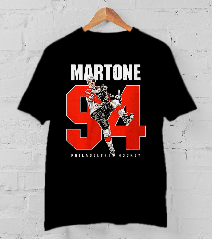 Martone 94 Philadelphia Hockey Player Flyers NHL T-Shirt