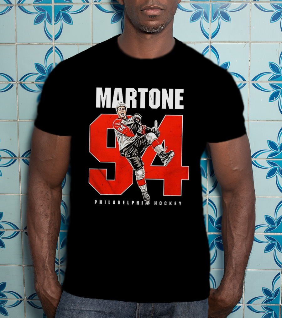 Martone 94 Philadelphia Hockey Player Flyers NHL T-Shirt