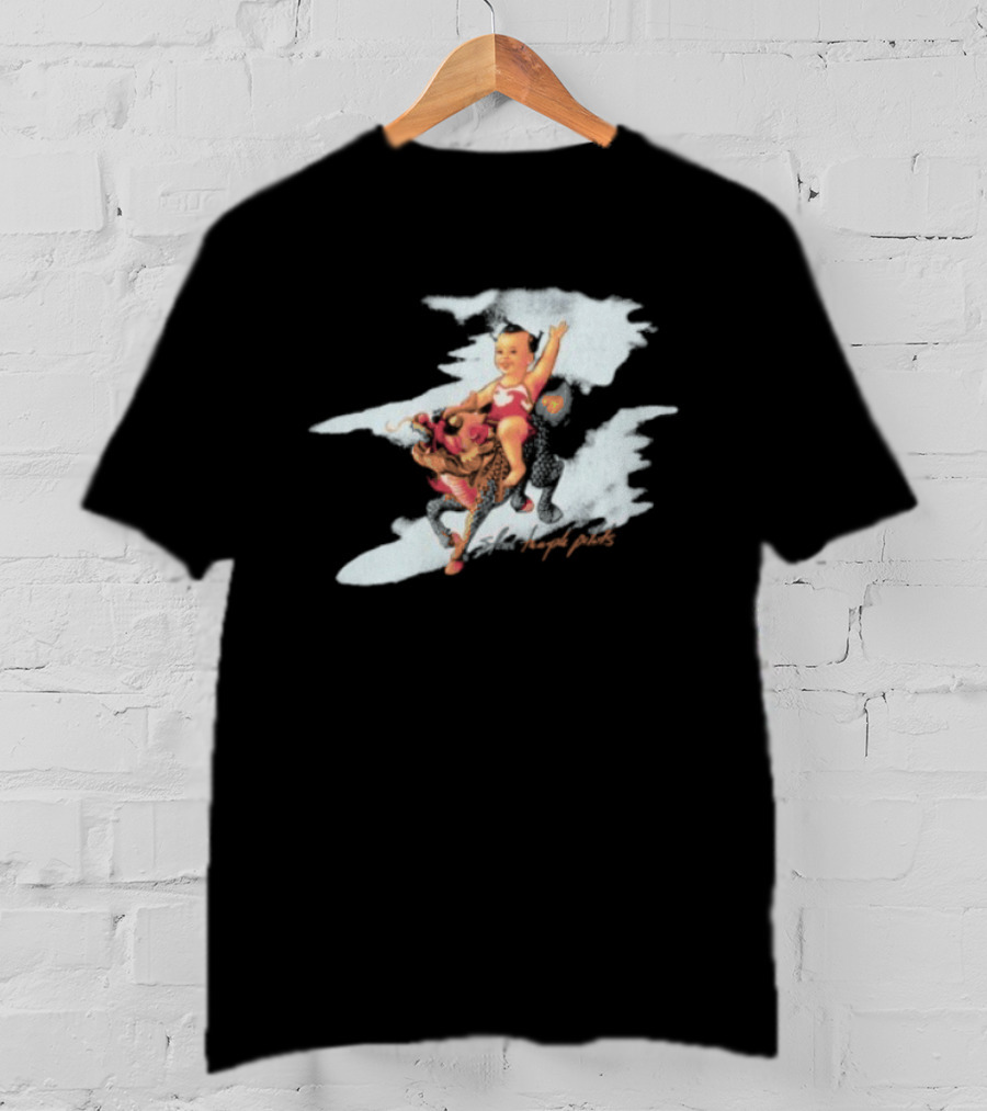 Stone Temple Pilots Tiny Music Tour Baby Angel Design 1994 T-Shirt