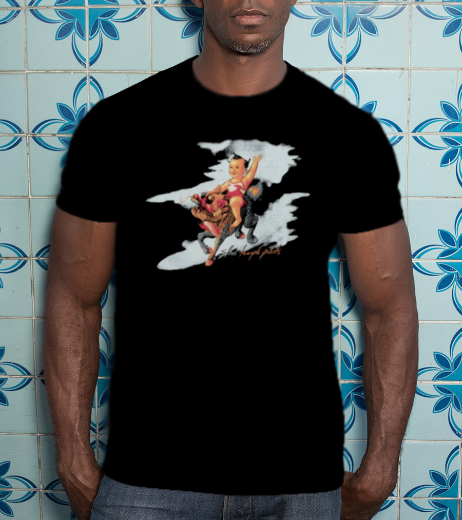 Stone Temple Pilots Tiny Music Tour Baby Angel Design 1994 T-Shirt