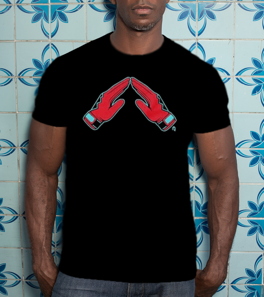 Arizona Diamondbacks Red Glove Gesture T-Shirt
