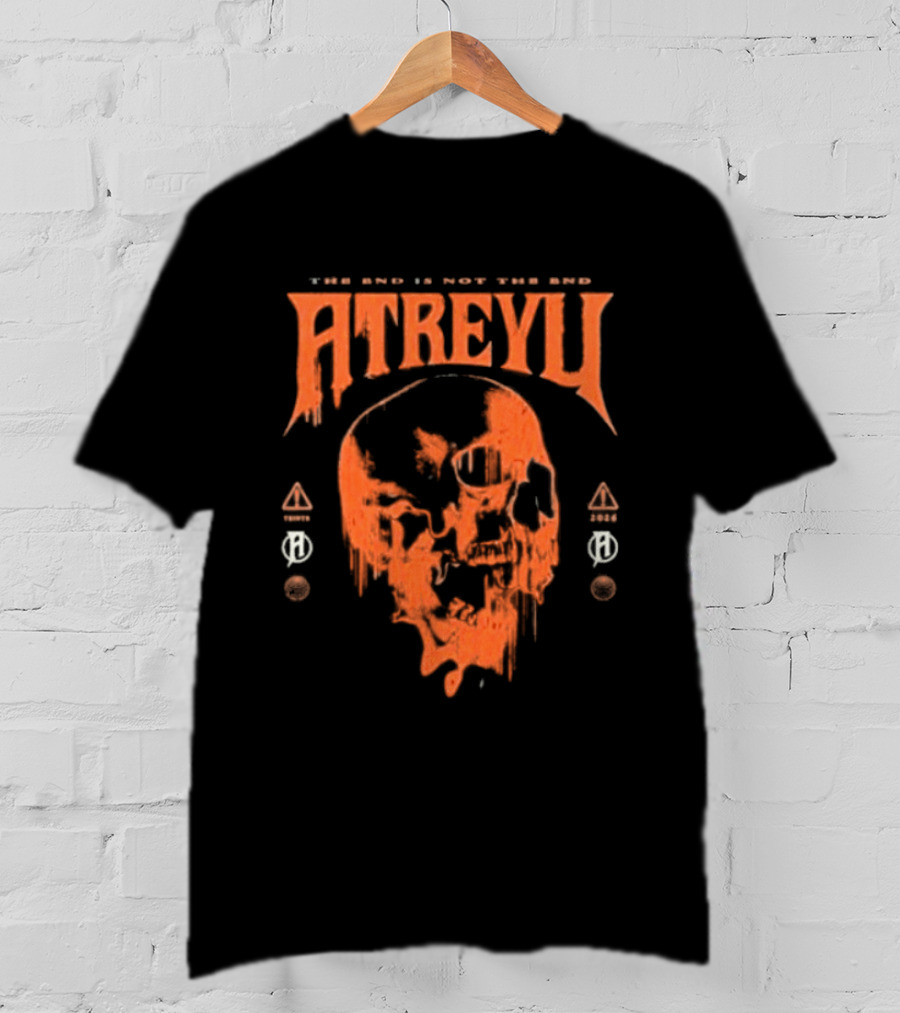 Atreyu Melting Skull The End Is Not The End T-Shirt