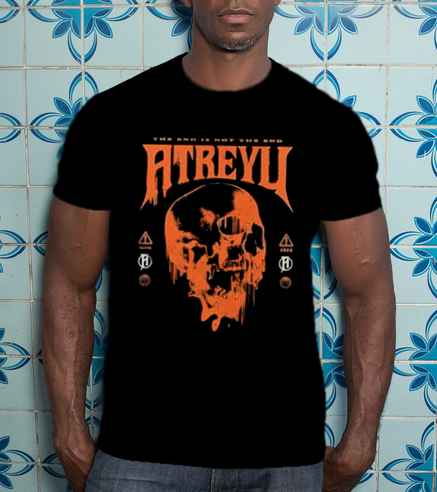 Atreyu Melting Skull The End Is Not The End T-Shirt