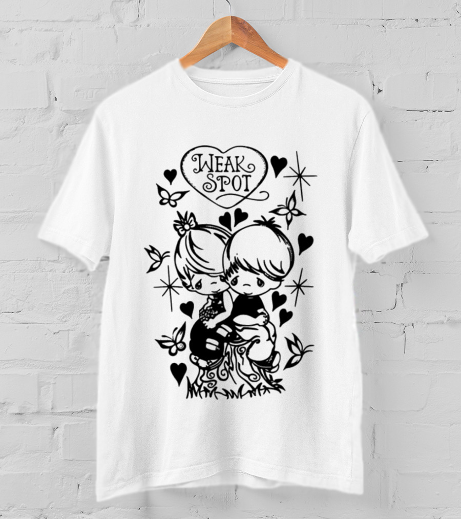 2026 I Love Weak Spot Heart Butterfly Stars T-Shirt