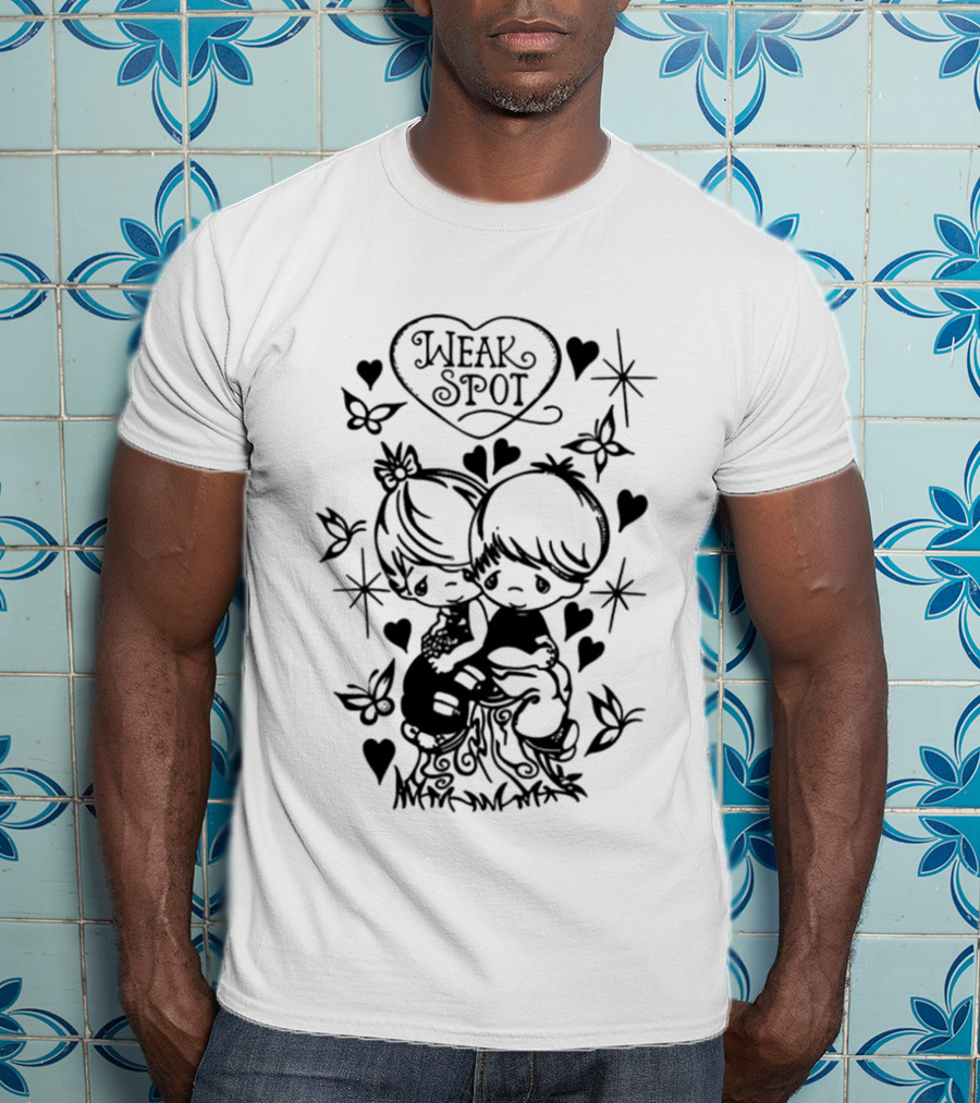 2026 I Love Weak Spot Heart Butterfly Stars T-Shirt