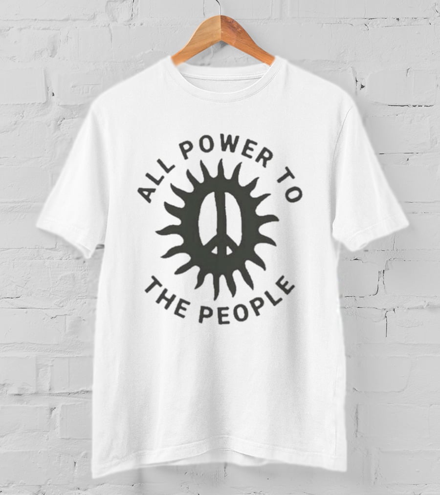 All Power To The People Peace Symbol Hayley Williams T-Shirt