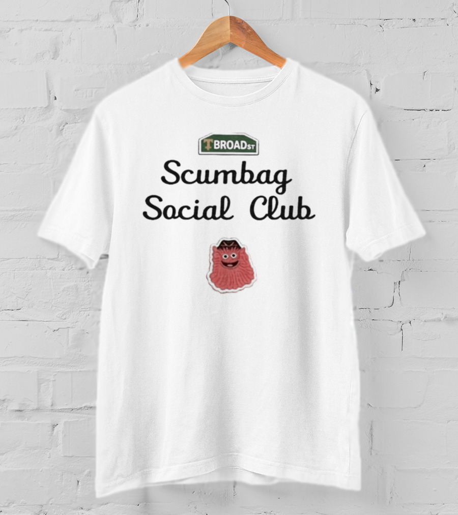 Broad Street Scumbag Social Club Red Smile Creature T-Shirt
